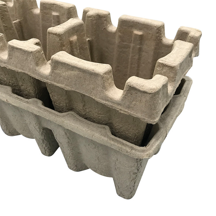 Recycled Moulded Pulp Tray Electronics Corrugated Cardboard Hamper Dry Press Trays