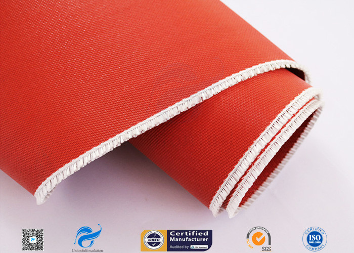 Durable Thin Fiberglass Cloth 30 Oz With Silicone Rubber Coating On Two Sides
