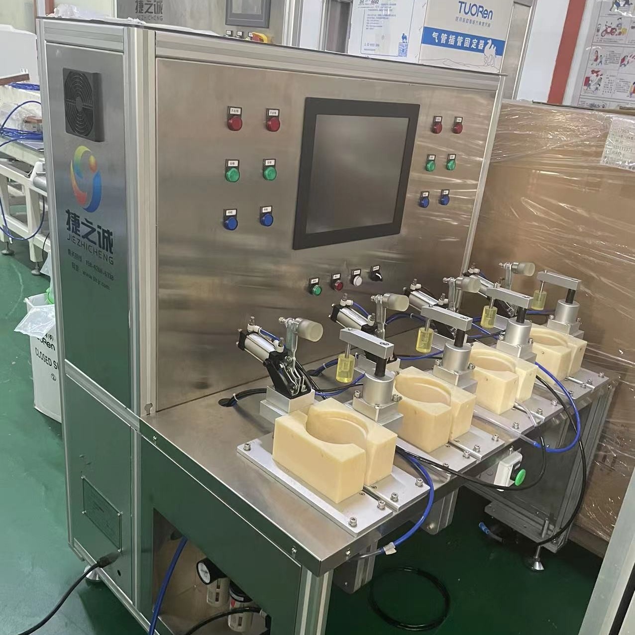 PLC Controlled Urine Bag Making Machine Negative Pressure Drainage Bag Leakage Test Equipment