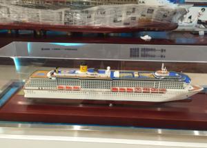 China Creative  Plastic Cruise Ship Models Costa Atlantica Cruise Ship Shaped Restore on sale