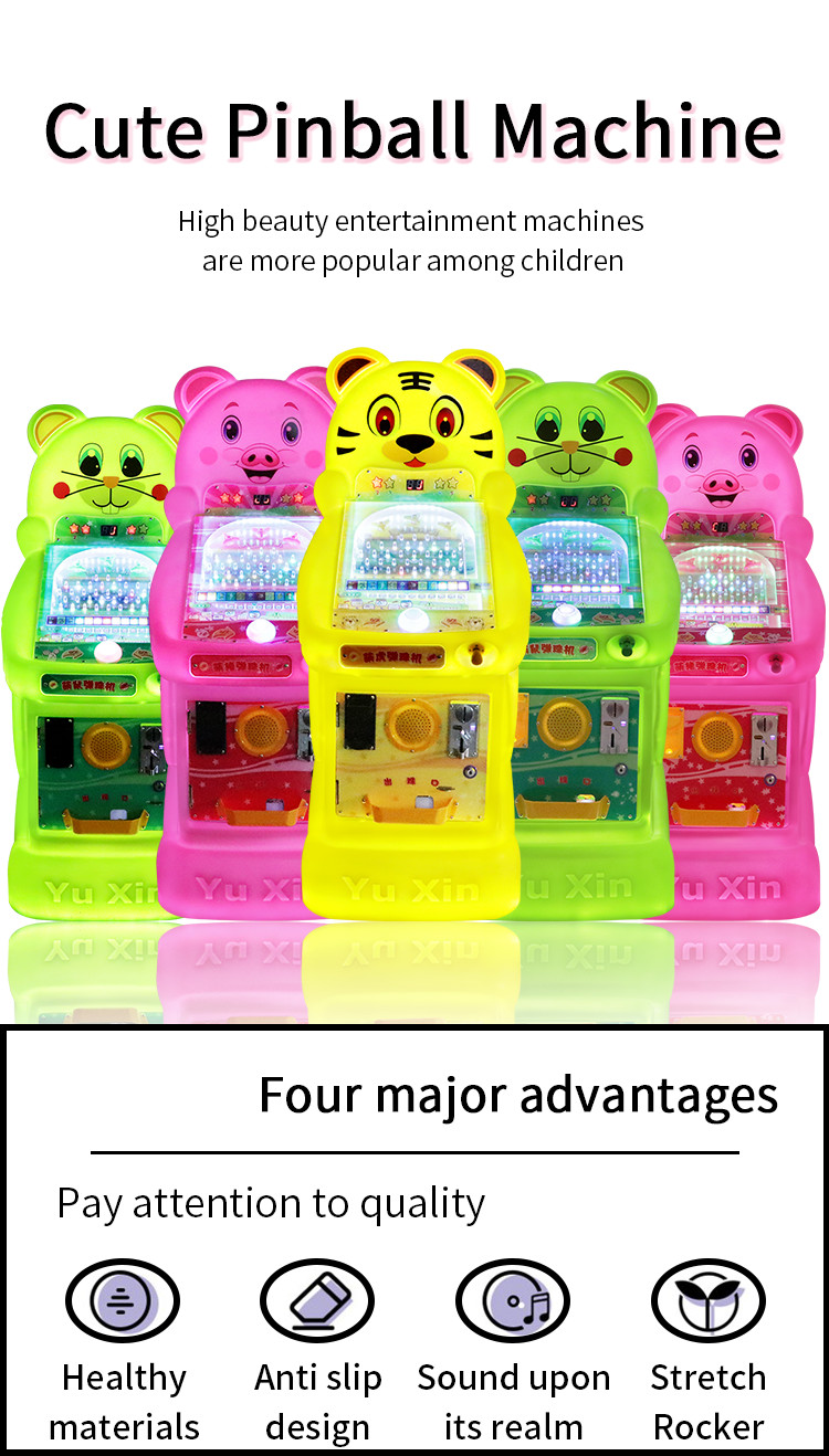 19mm Arcade Mouse Pinball Machine Pinball Game Adult And Children'S Indoor Amusement Park Coin