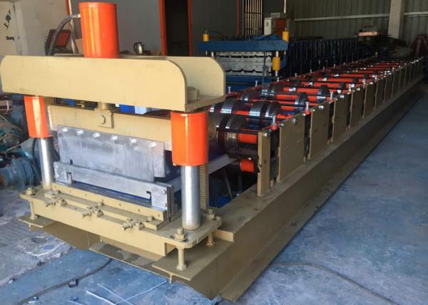 Quality 460 Standing Seam Roll Forming Machine , Profile Roofing Sheet Making Machine India Design for sale