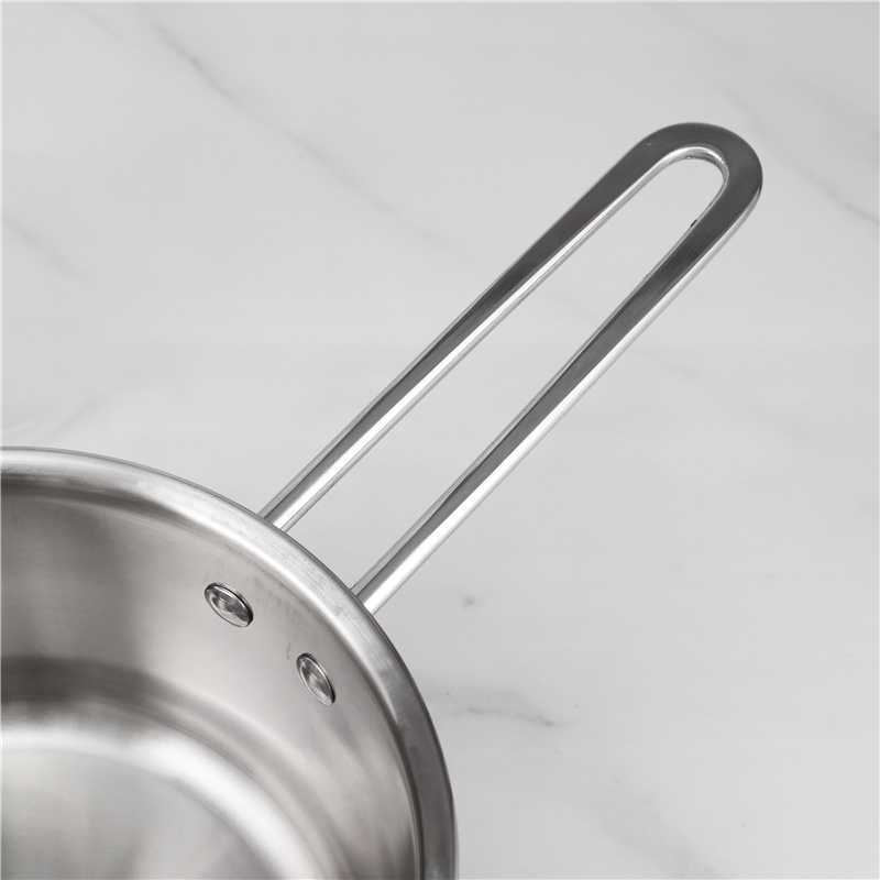 Home Kitchen Stainless Steel Cookware Set 3pcs With Lid