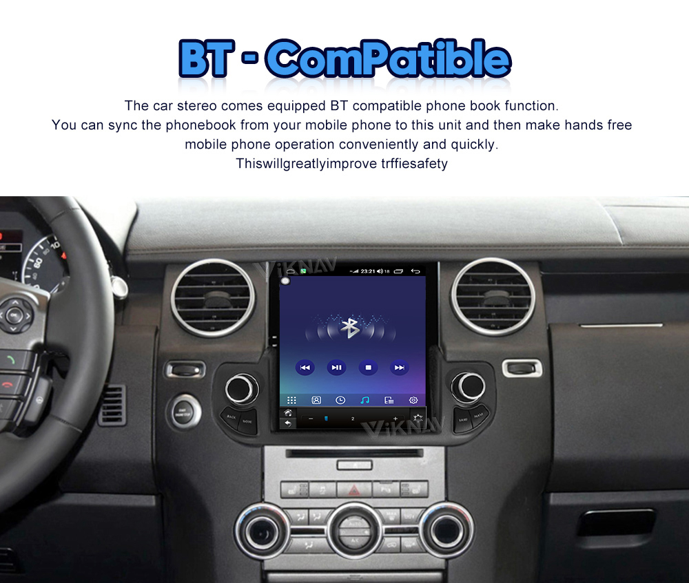 Gps Navigation Android 10 Car Audio For Land Rover Discovery 4 2009-2016