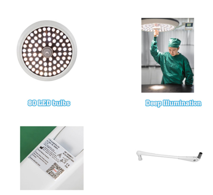 Veterinary Celling Medical Operation Room Theatre Led Ot Shadowless Light Surgical Lamp Good Price Factory