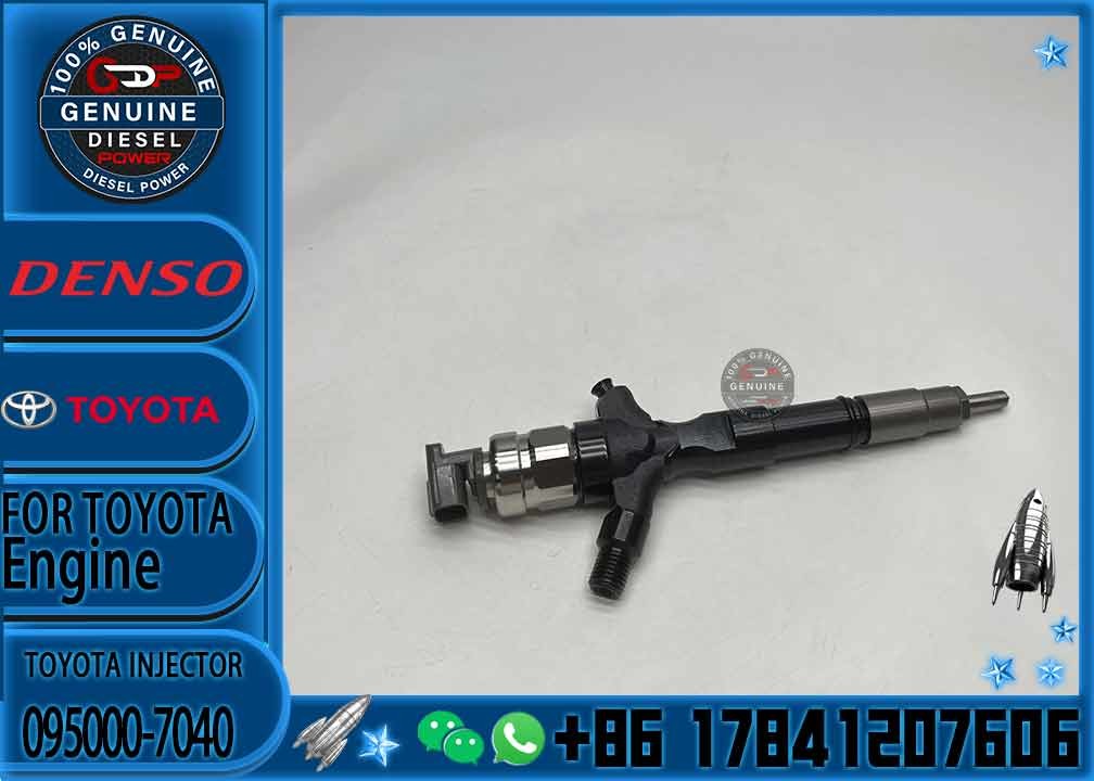 Diesel Engine Fuel Injectors 095000-6771 095000-7041 095000-7040 23670-39145 for Toyota
