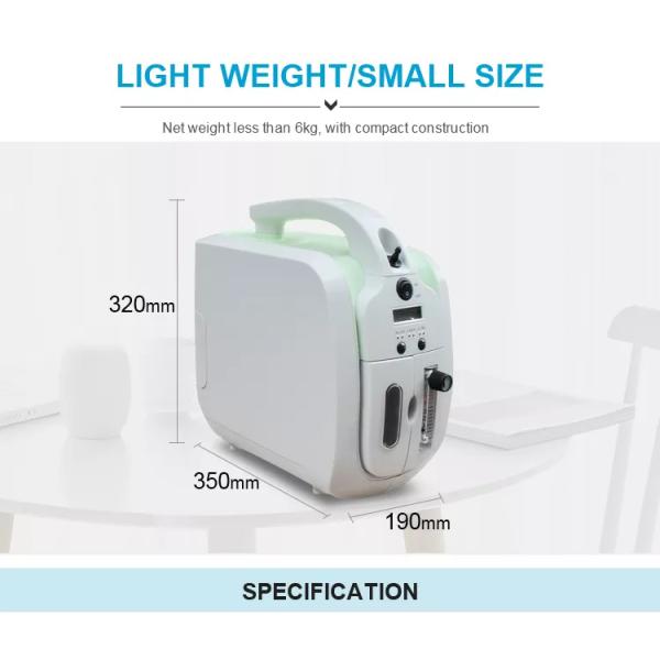 5lpm 50hz Mini Portable Oxygen Concentrator , PSA 1 Lpm Oxygen Concentrator