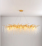 G9 Modern Lobby Chandelier Crystal Grand Hospitality Chandeliers Energy Saving