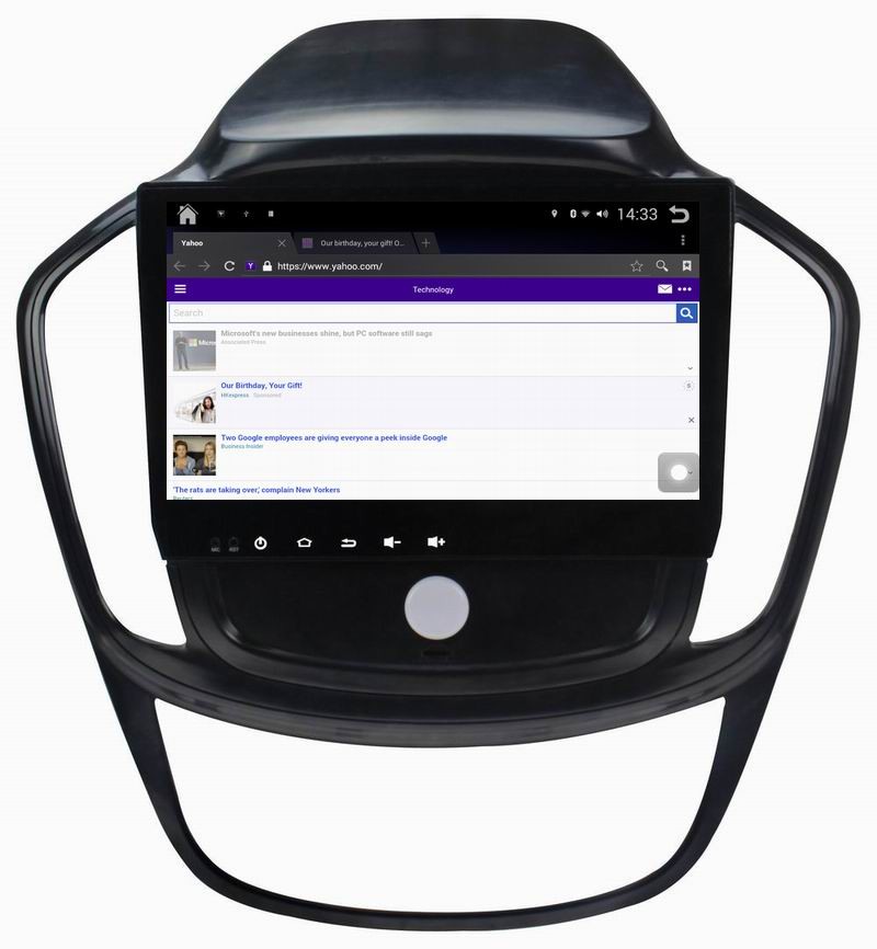 Ouchuangbo car audio stereo gps android 4.4 system for SGMW Baojun 560 with 1024*600 Capacitve screen 3g wifi BT USB
