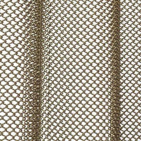 Aluminum Coil Metal Wire Mesh Curtain With Custom Surface Finish For Decoration