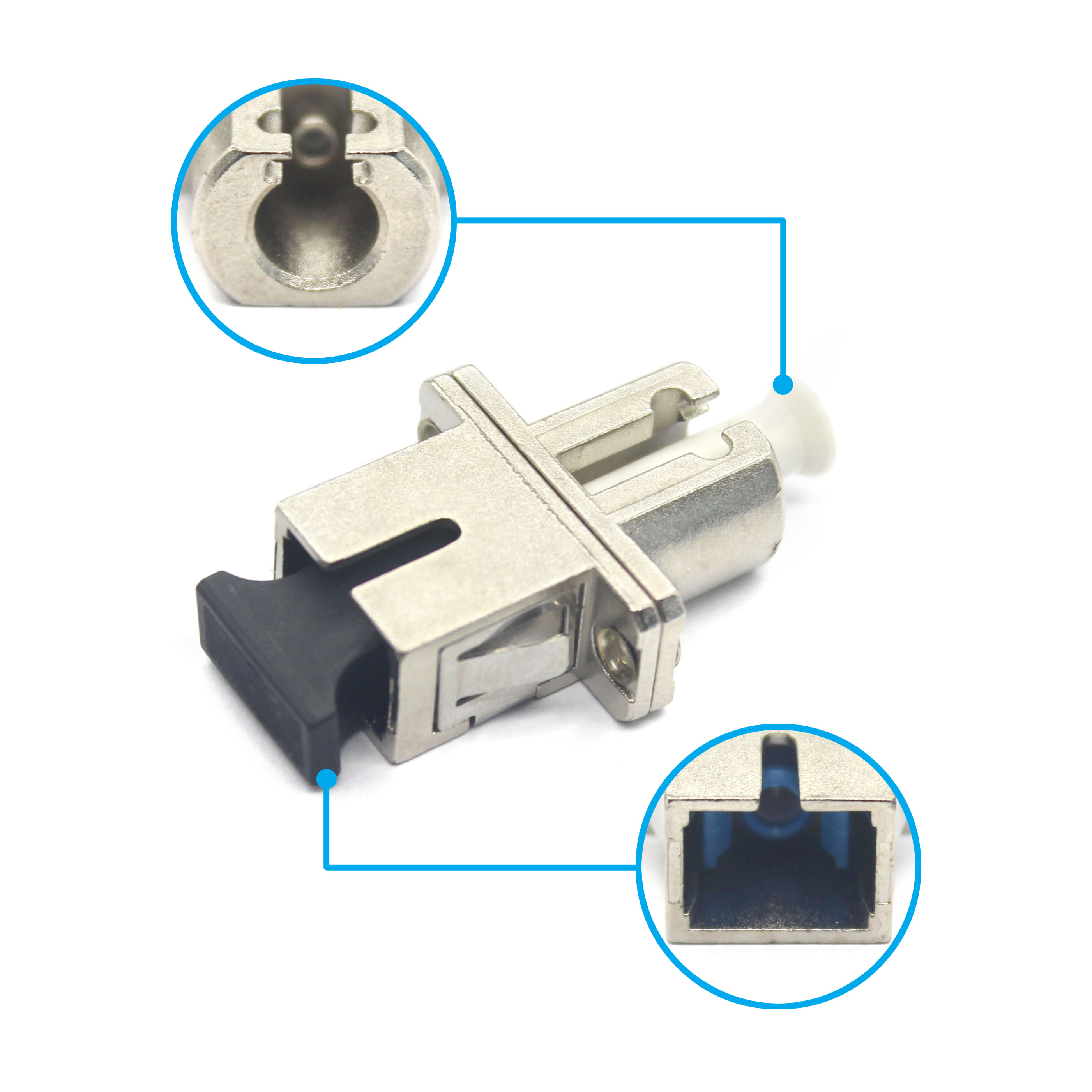 0.2dB Insertion Lose SC APC Single Mode Fiber Adapter for 3G Network Installation