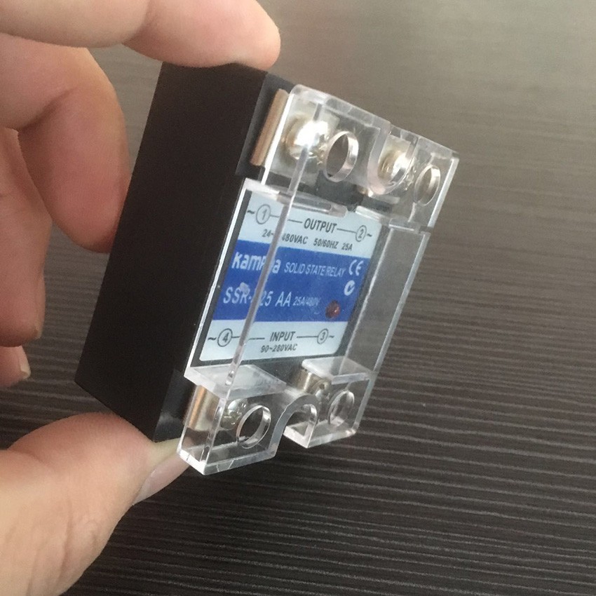 SSR 40a input 3-32VAC output 24-480VAC miniature ac control ac solid state relay