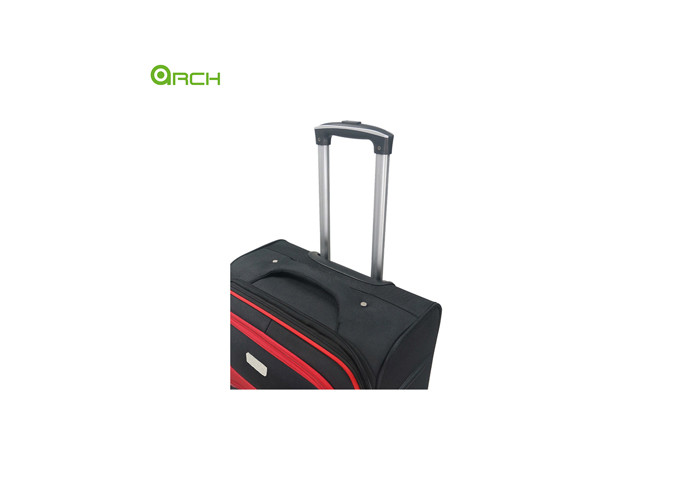 1680d Polyester Travel Trolley Case with Two Front Pockets and Spinner Wheels