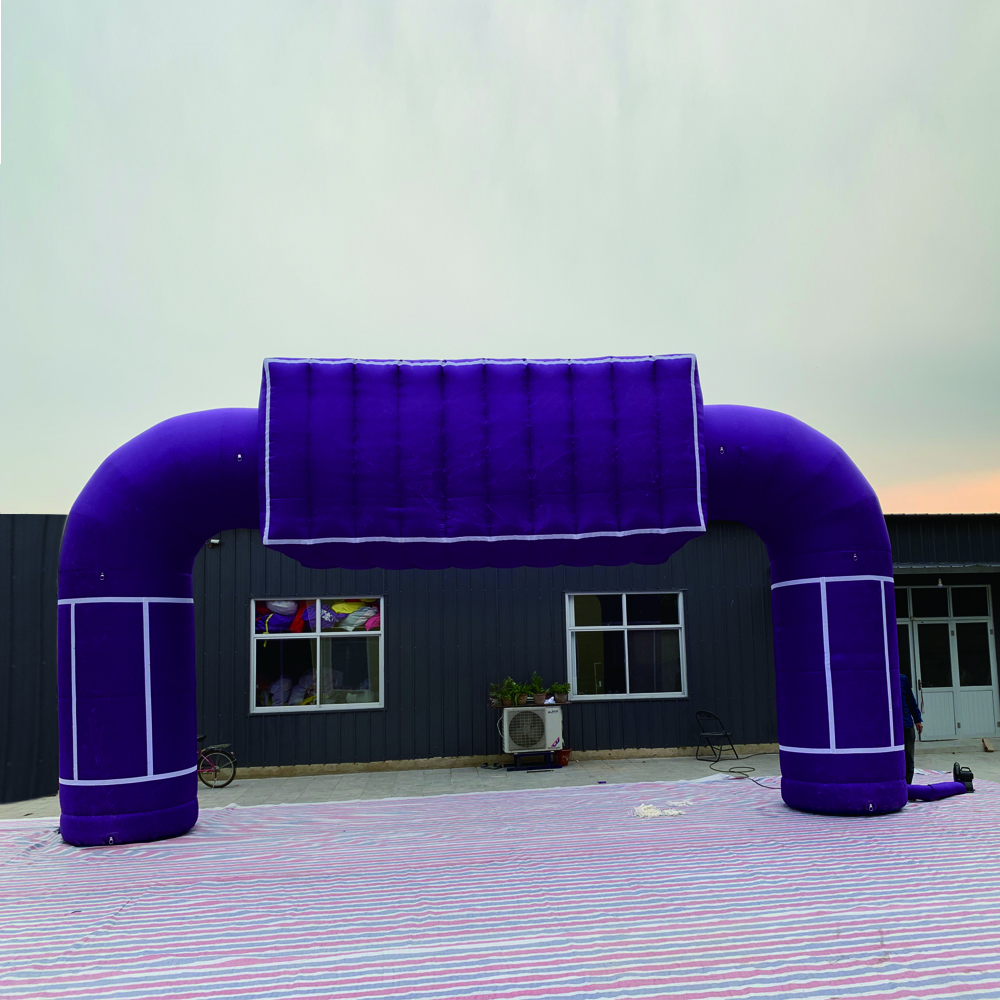 customize size logo with CE approved blower high quality oxford inflatable arch