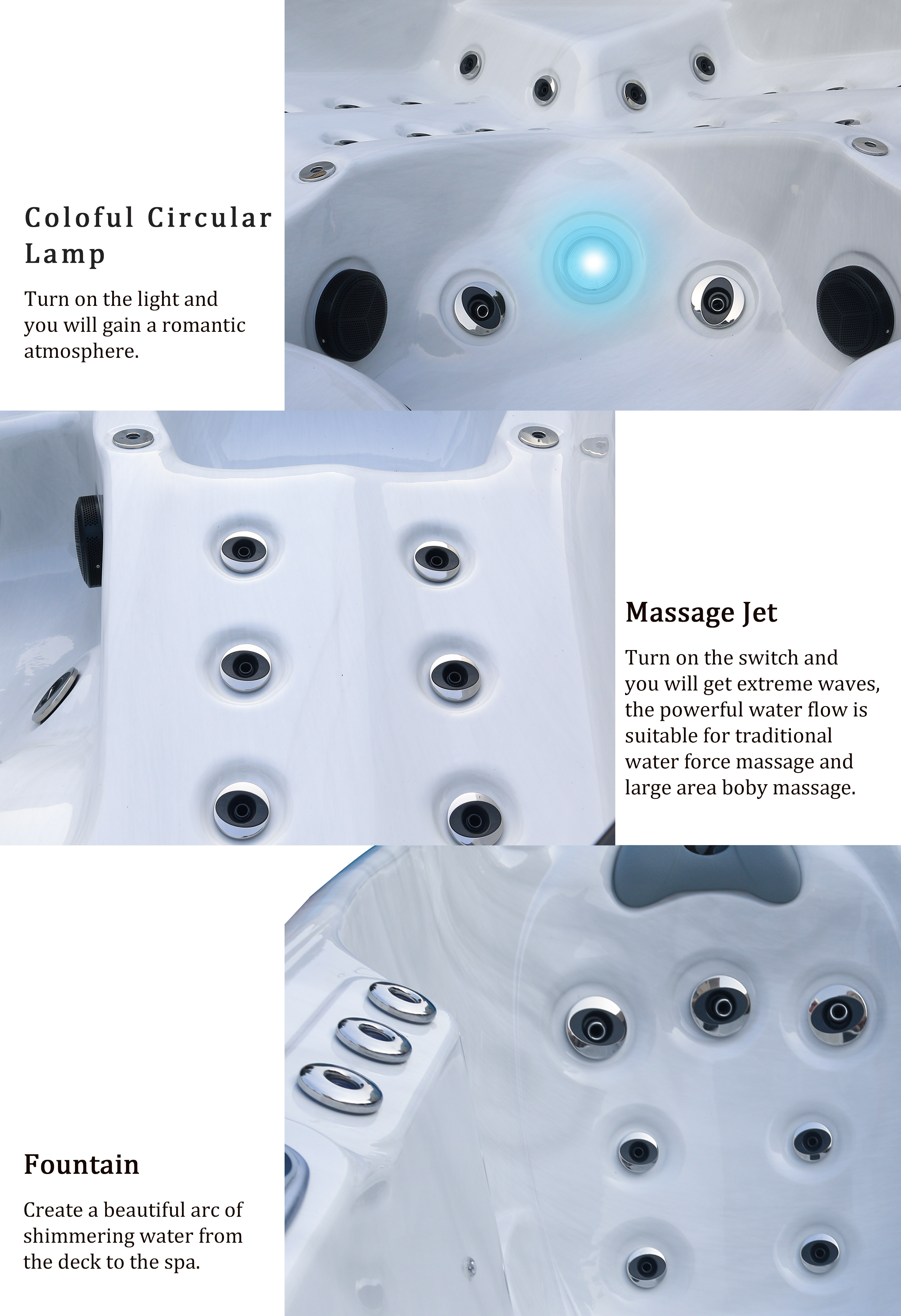 Enjoy More Space Spa Bar Home Outdoor Spas Hot Tub Selection With Circulation Pumps
