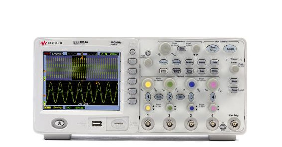 Four Channels Keysight Digital Oscilloscope Durable Agilent DSO1014A 100 MHz