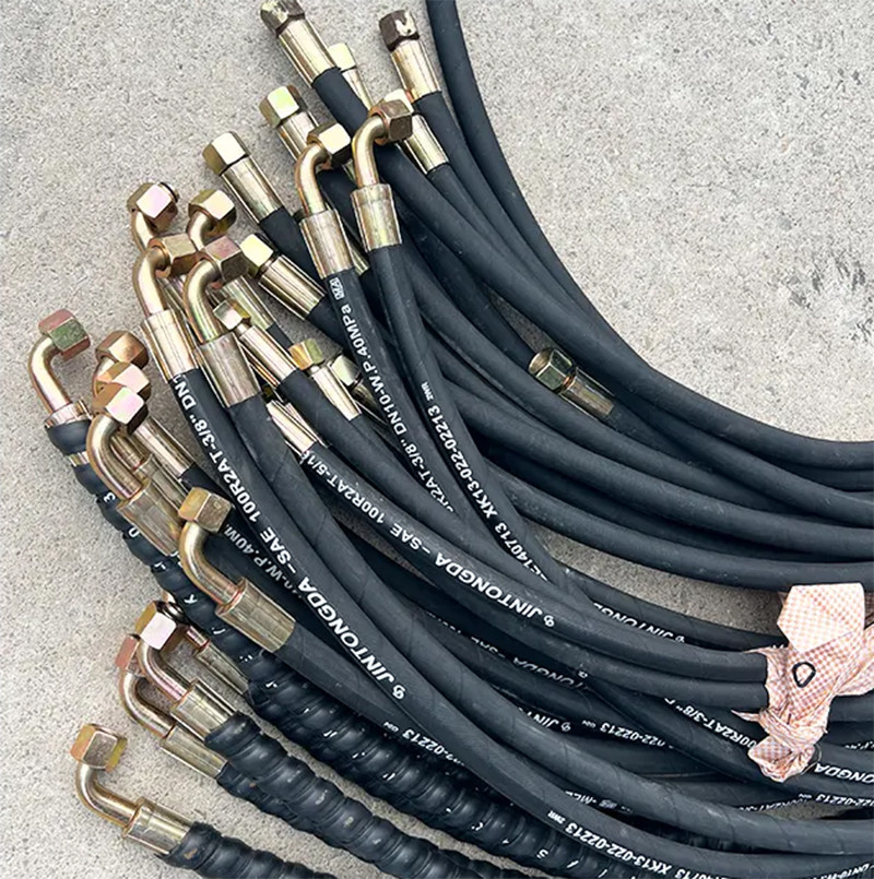 Parker Synthetic Rubber Suction Hydraulic Fluid Hose Customized