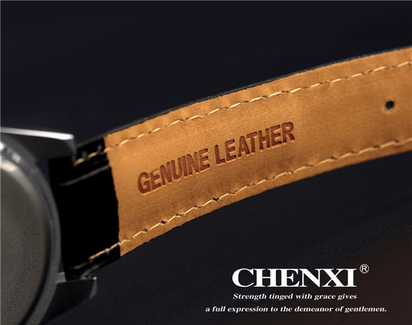 2015 New Fashion Wristwatch Stainless Steel CHENXI Top Quality Alloy Watch Leather Watch