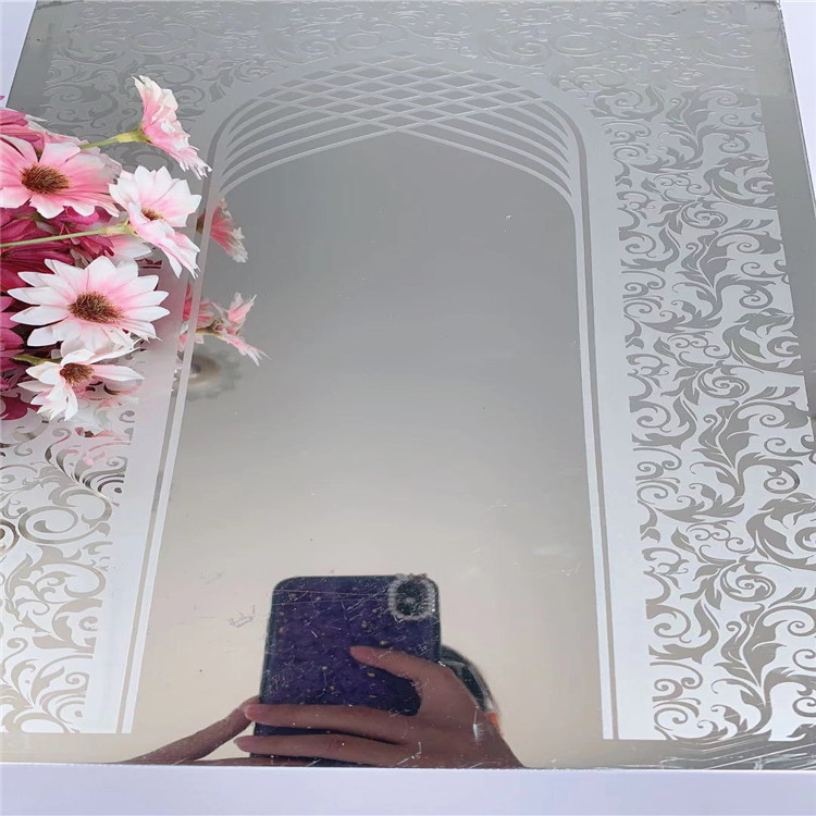 ODM Etched Stainless Steel Sheet , Sliver 201 Ss Sheet Mirror Finish