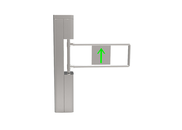 800mm Arm SS304 RFID Face Recognition Swing Gate AC 220V