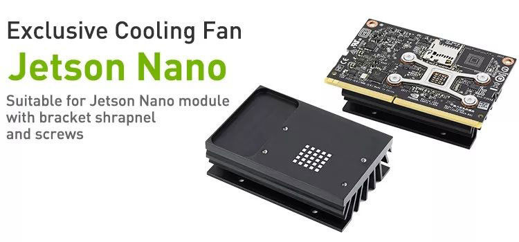 Aluminum PWM Nvidia Jetson Nano Module Exclusive Grease Heatsink