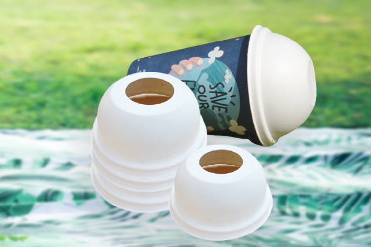 GB/T7974 Plant Fiber Based Cold Drinking Biodegradable cup Lids
