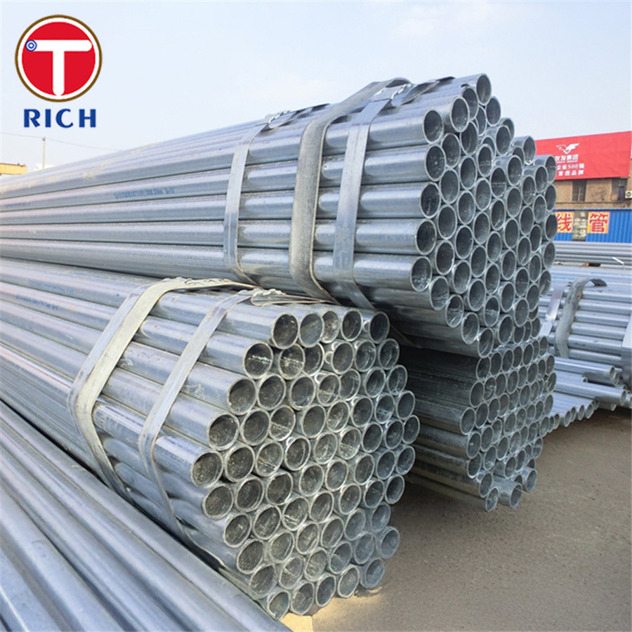 EN 1123-1 S235JR Hot Dip Galvanized Tube Welded Steel Tube For Sewer pipes