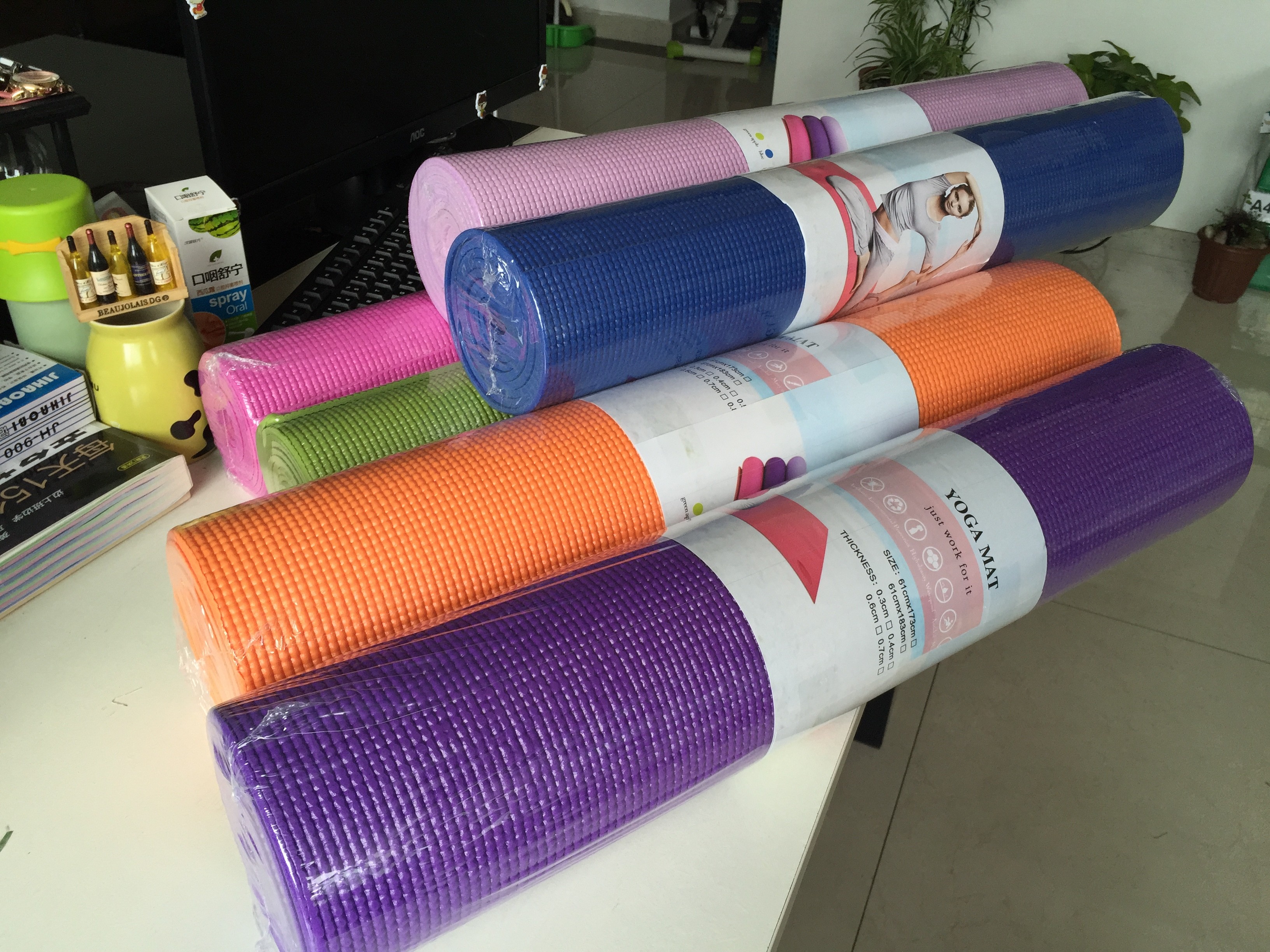 Yoga mat Sport mat 3-8mm thickness