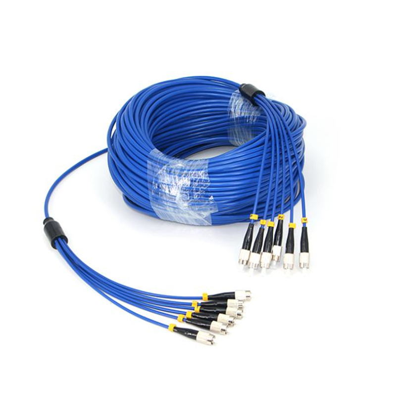 144 Cores SC/UPC-SC/UPC Breakout Fanout Fiber Optic Patch Cable Single Mode