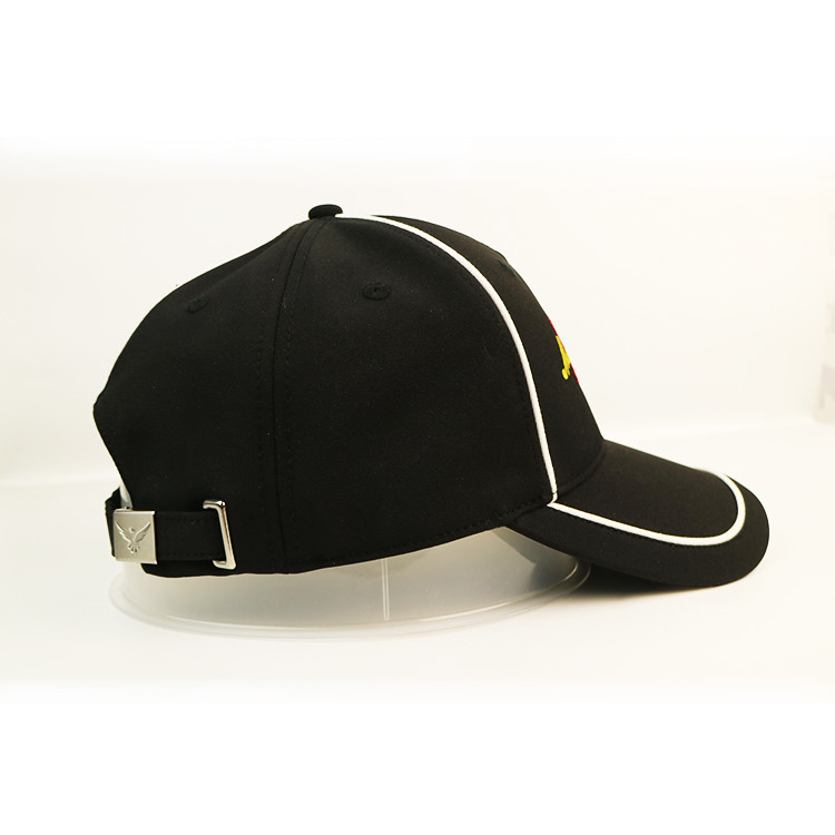 Flat Embroidery Logo Custom Baseball Caps Cotton Adjustable Constructed Sport Hat