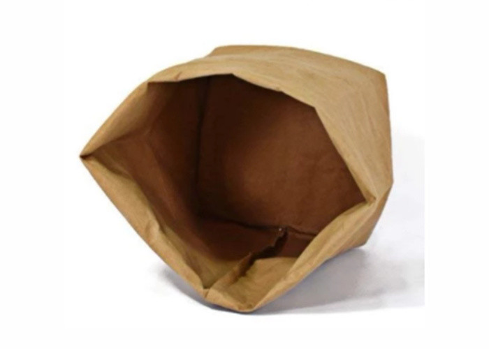Recycled Kraft Paper Storage Bags Grocery Toys Washable Paper Storage Bags
