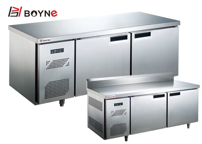 Refrigerator Work Bench Freezer One Door Stainless Steel For Hotel /kitchen /coffee bar