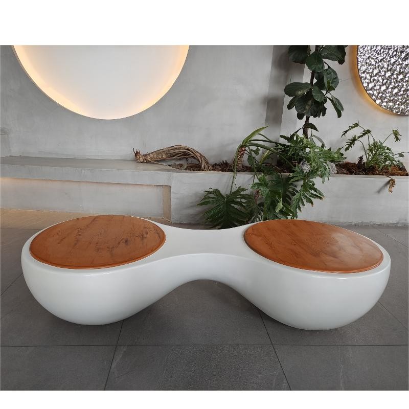 Modern Fiberglass Furniture / Fiberglass Table Sets Customized