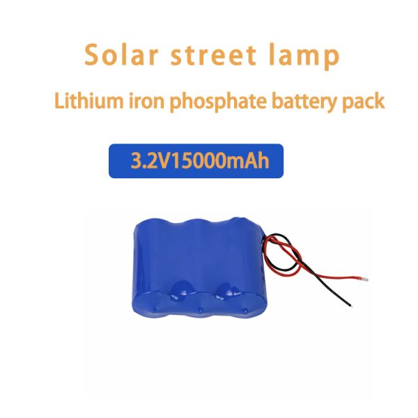 3.2V 32700 LiFePO4 Battery with PCB - 5Ah/10Ah/15Ah Rechargeable Solar Battery Pack for Street Lights & Outdoor Lighting