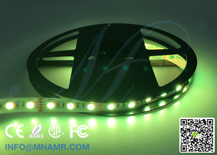 Wireless IR RF Wifi Remote Control LED Strip Lights 12V 24V 15watts Changeable Color RGB and Cold White Holiday Lighting