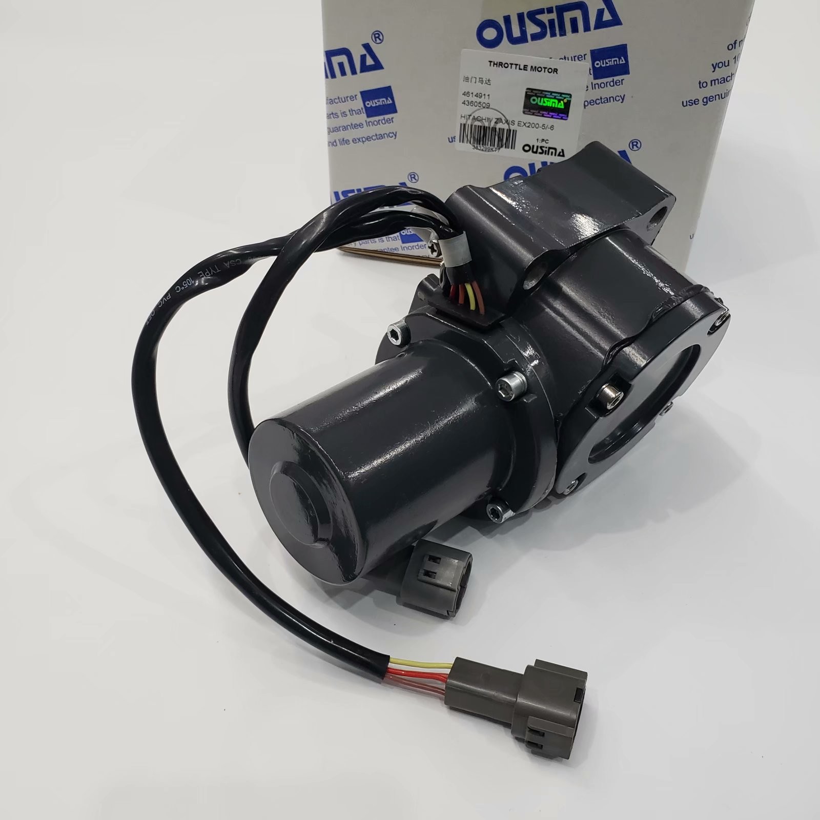OUSIMA 4614911 4360509 Stepper Governor Throttle Motor For Hitachi Zaxis EX200-5 EX200-6