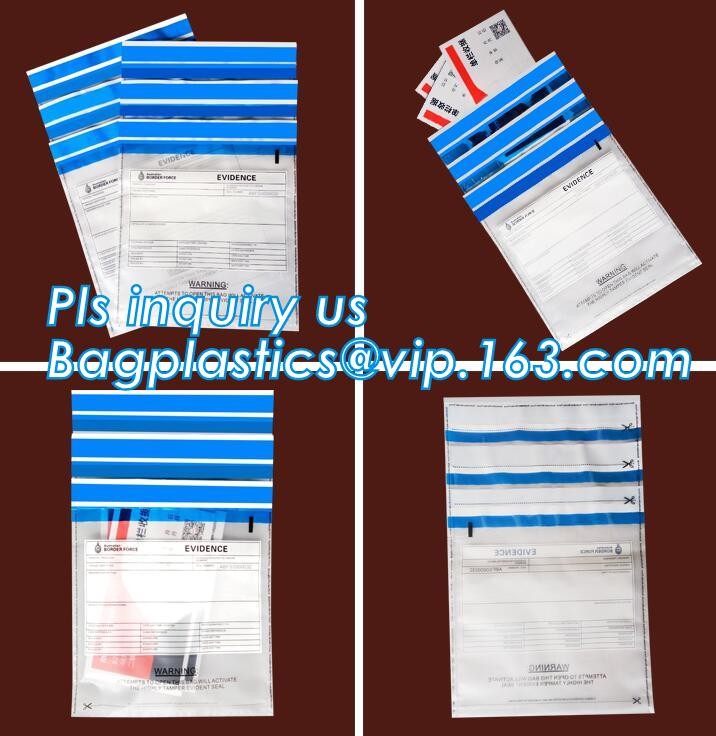 Security plastic bag with adhesive tape for cash, plastic money bag, Security Money Cash Bag For Airport/Bank and police
