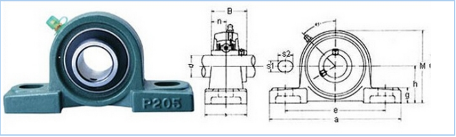 Self Aligning UCP 206 Bearing For Agricultural Machinery and Equipment