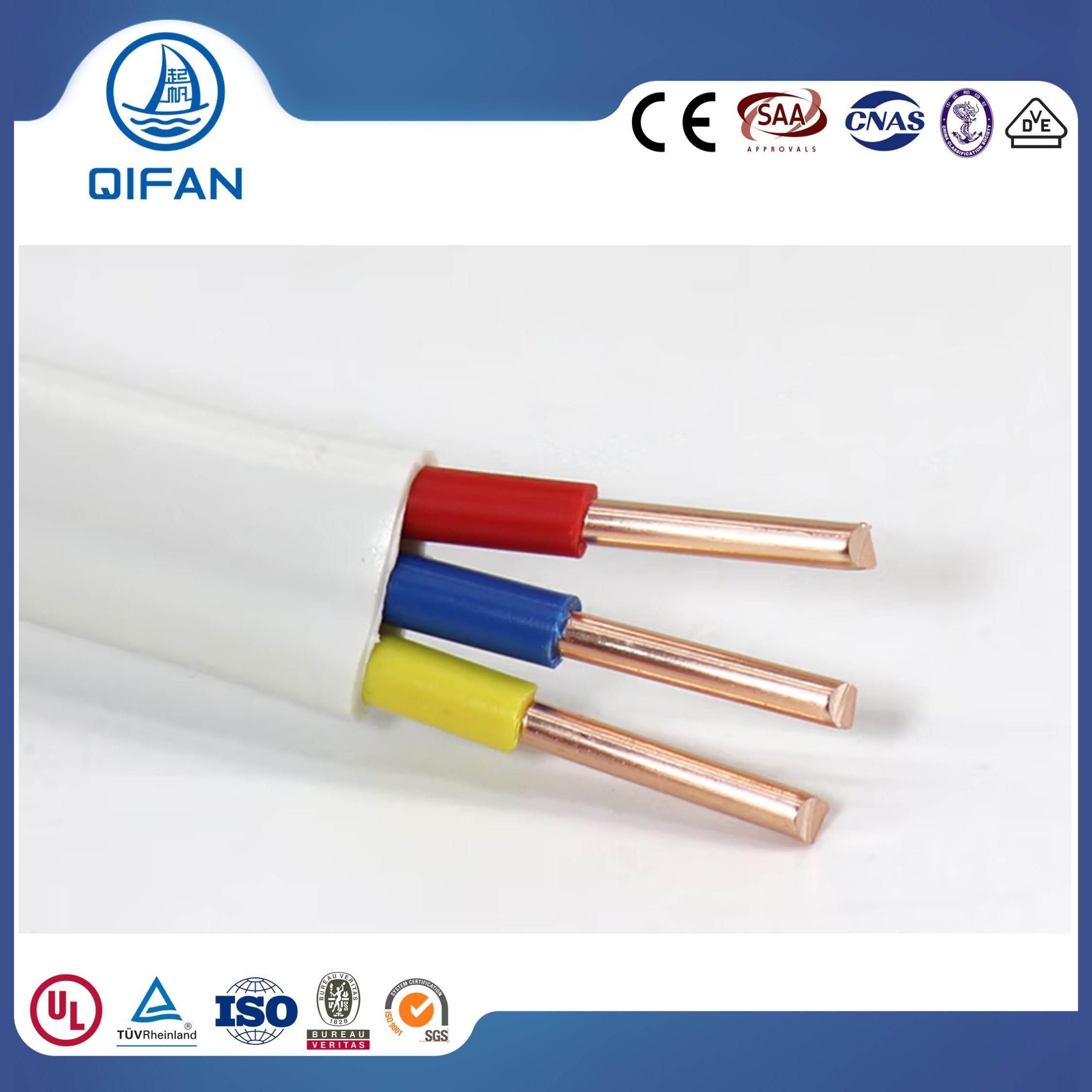 Building Wire Cable Multicore H05VV-F Rvv Flexible Cable