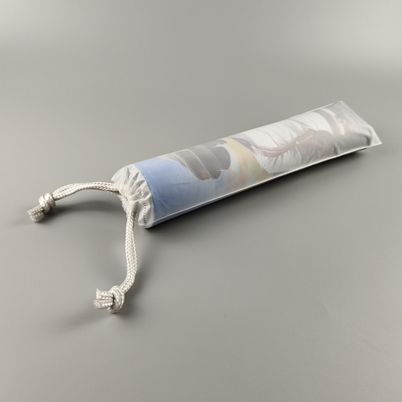 Bronzing Color Printing Process Eco Friendly EVA Bags for Desk Mats Draw String Bag