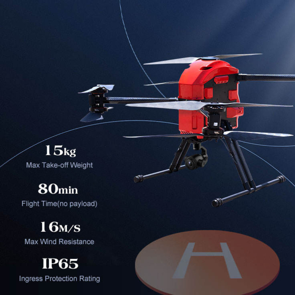 1.4Hours Endurance Aerial Mapping Drone Land Surveying 16m/S Cruising Speed HXN1-B