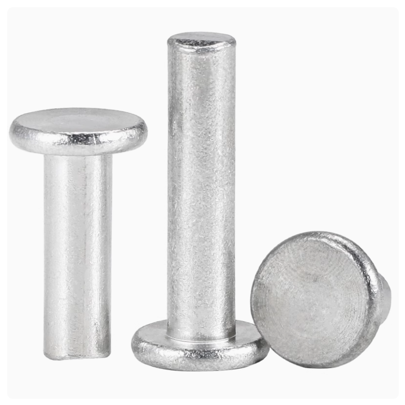 3/8 7/16 1/2 Stainless steel Flat head solid rivet SUS304 SUS316 A2-70 Customized different size