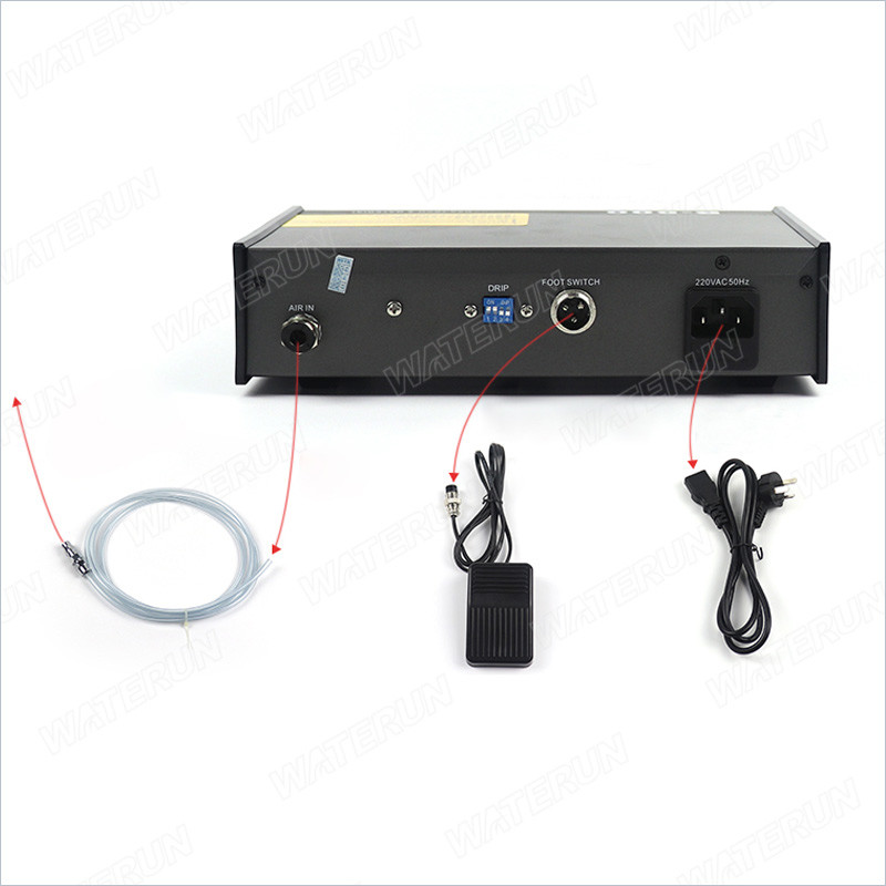 235x225x63mm Automatic Liquid Glue Dispensers , Stable Epoxy Resin Dispensing Machine