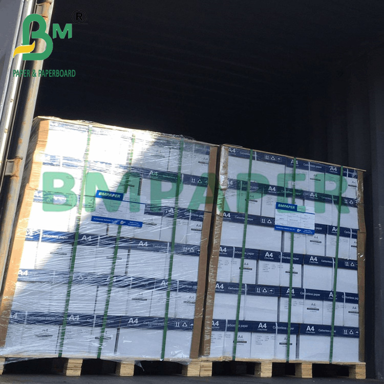 70gsm 75gsm Black Image Smooth CF CB Carbonless Paper Size 43x61cm A2