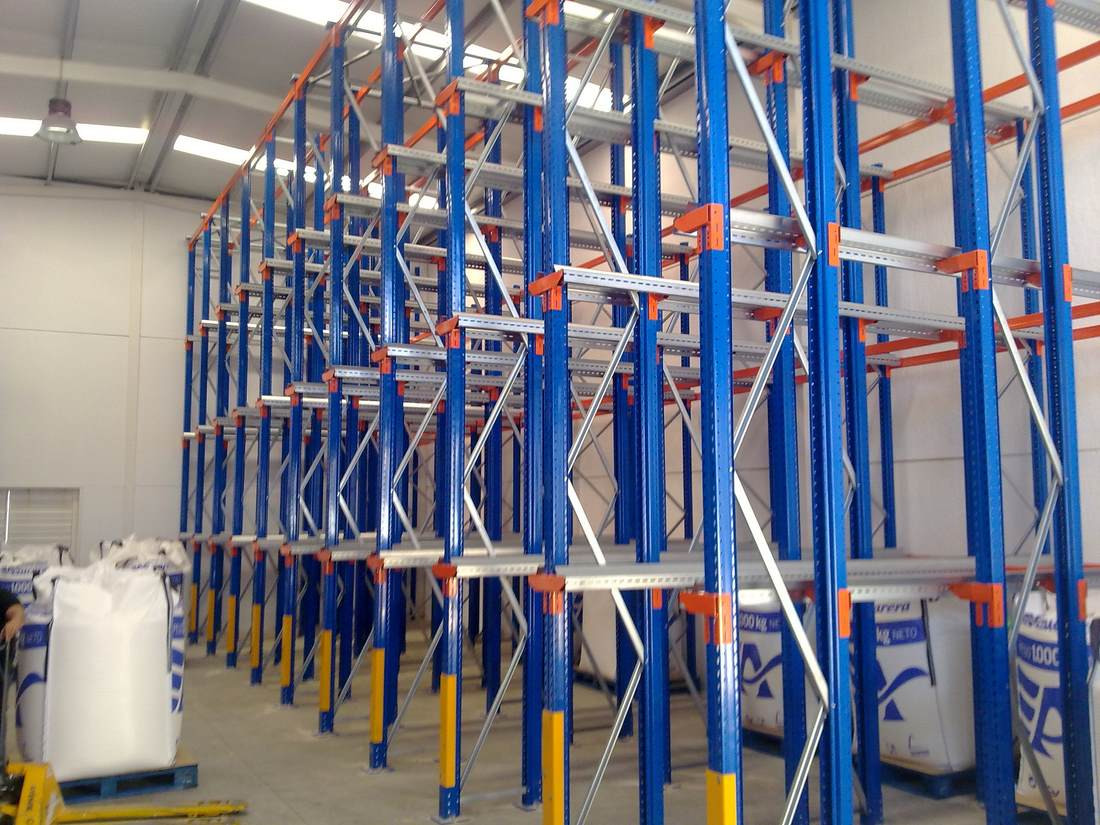 Heavy Duty Warehouse Metal Storage Drive In Pallet Rack