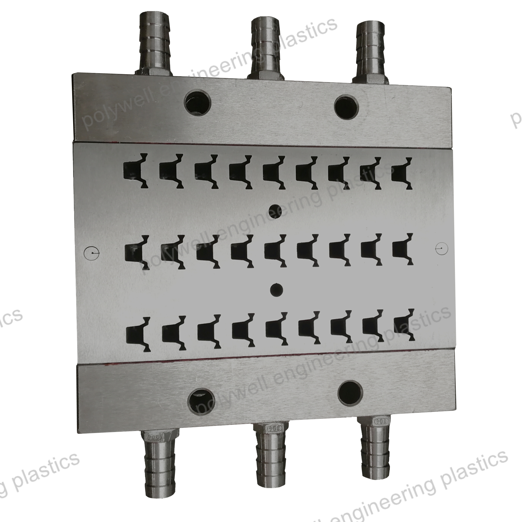 PA66 GF25 Plastic Extrusion Line Machine Granules Processing Thermal Break Strips 380V