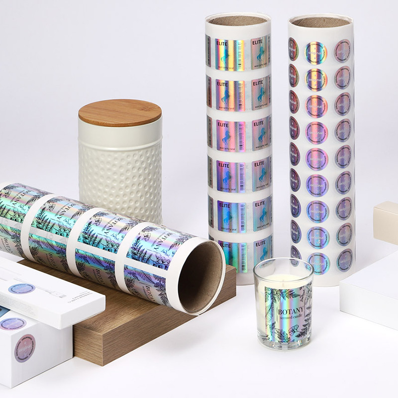 Digital Printing Permanent Hologram Anti Counterfeit Label Heat Resistant