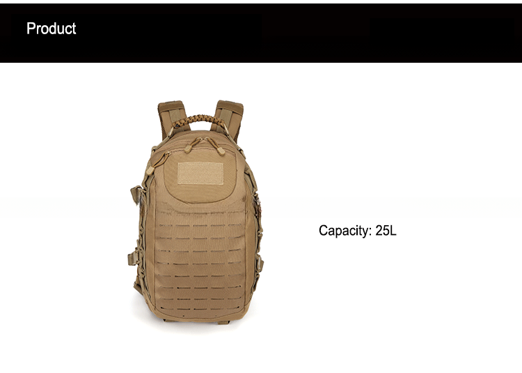 Multicolor Waterproof Backpack With Molle System For Unisex Outdoor Training And Hiking
