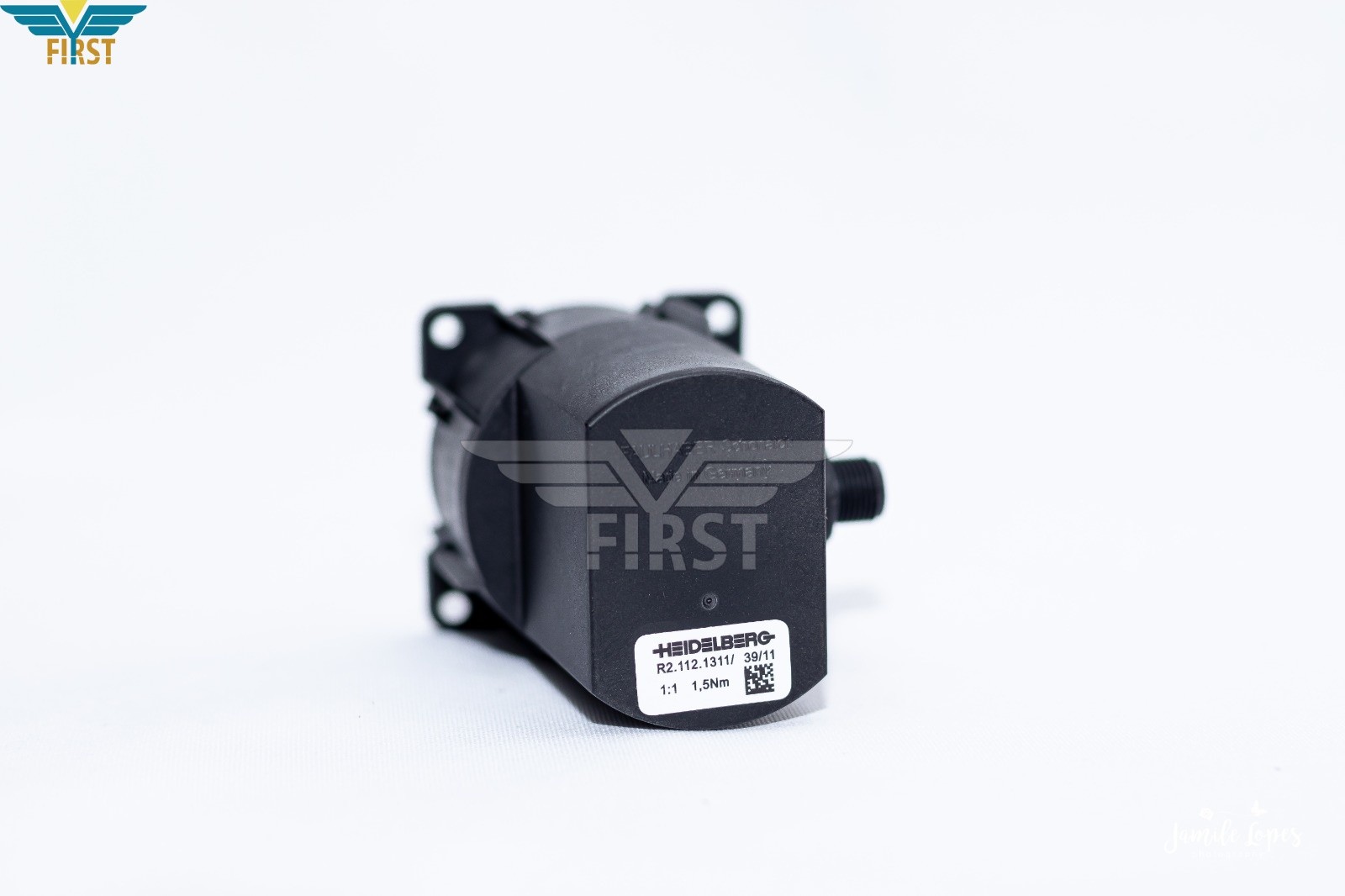 1.5Nm Black Geared Motor R2.122.1311 Heidelberg Motors Offset Printing Spare Parts