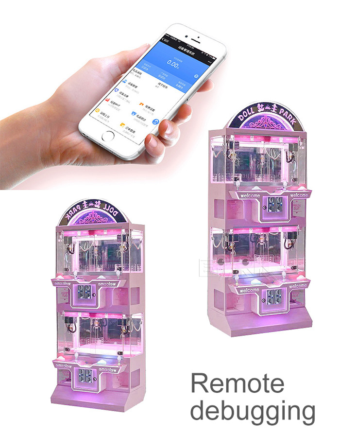 4 Person Claw Arcade Toy Vending Machine Coin Operated